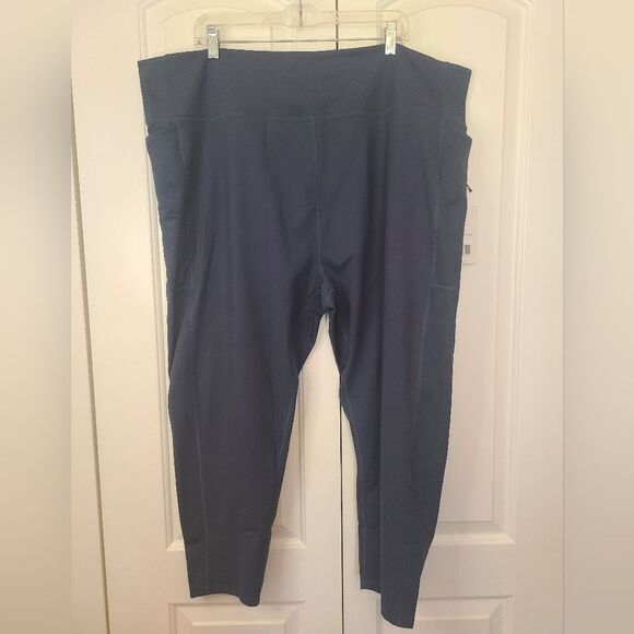 Girlfriend Collective Compressive High-Rise Legging Midnight Navy Blue Size 6 XL - Picture 4 of 12